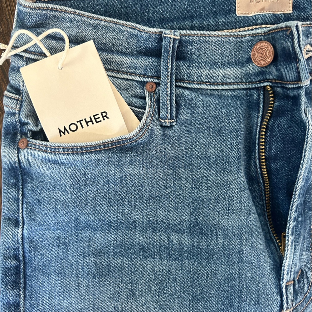 NWT MOTHER The Stunner Ankle Step Hem